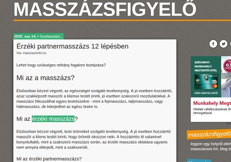 masszázsfigyelő, masszázs, masszázsinfó